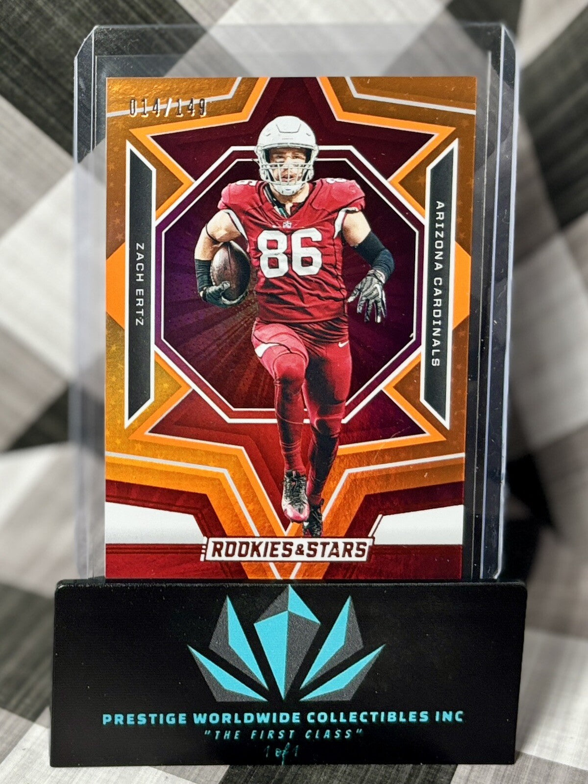 Zach Ertz 2023 Panini Rookies & Stars Orange /149 #3 Arizona Cardinals
