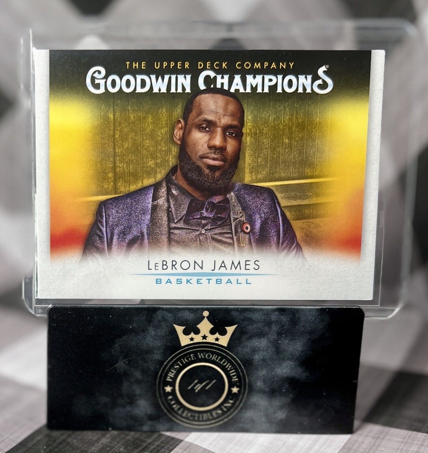 LeBron James 2023 Upper Deck Goodwin Champions Variation #100 Los Angeles Lakers