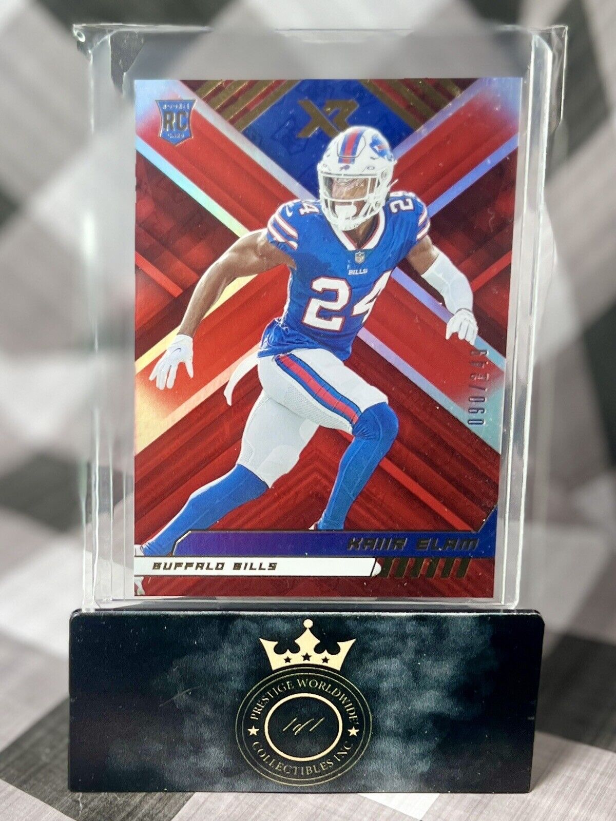 Kaiir Elam 2022 Panini XR Red Rookie /249 #195 Buffalo Bills SP RC