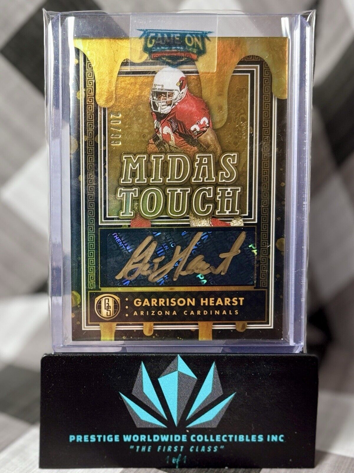Garrison Hearst 2023 Gold Standard Midas Touch Auto /99 #MT-GH AZ Cardinals