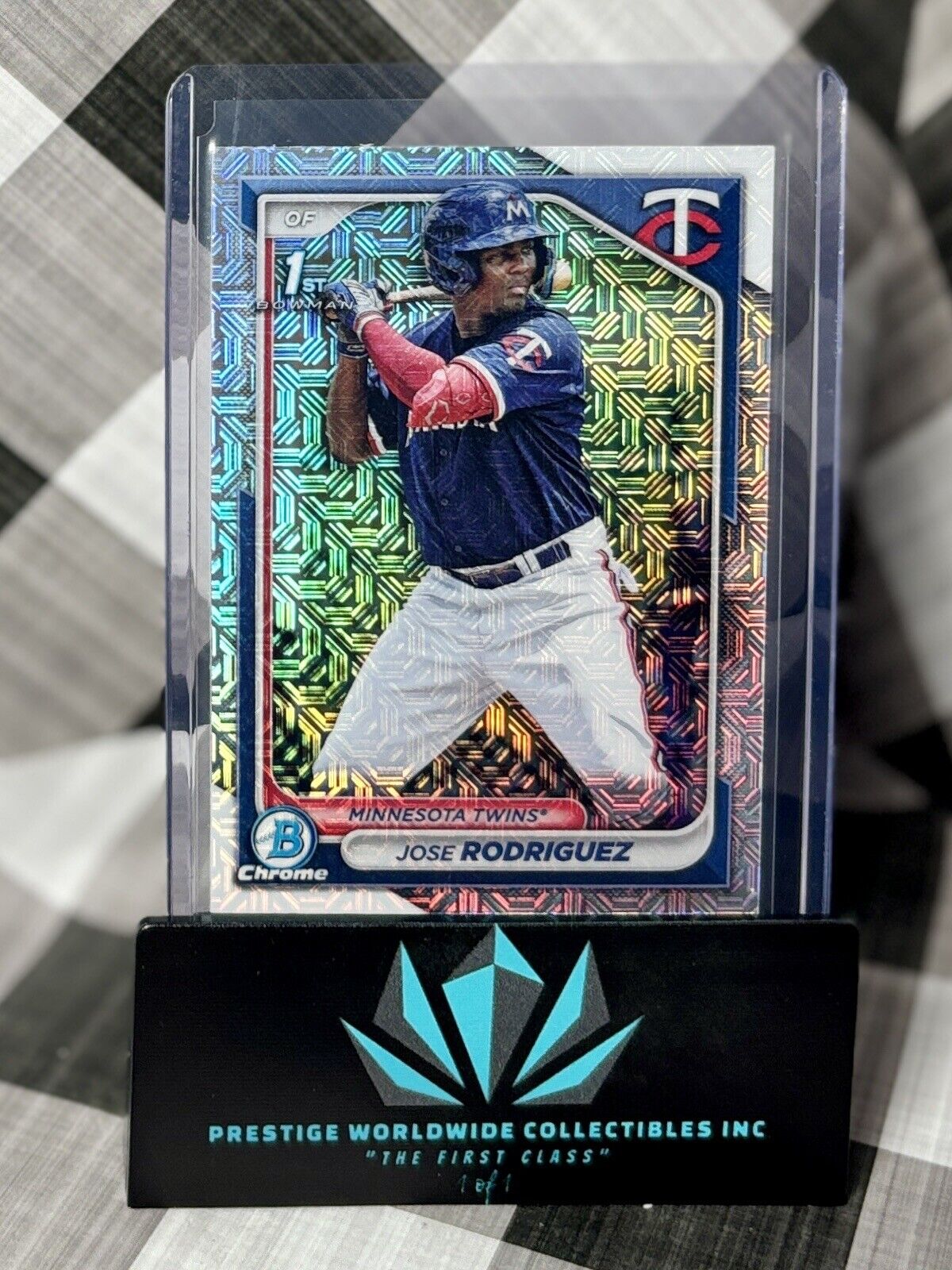 Jose Rodriguez 2024 Bowman Chrome 1st Mojo Refractor #BCP-71 MN Twins RC