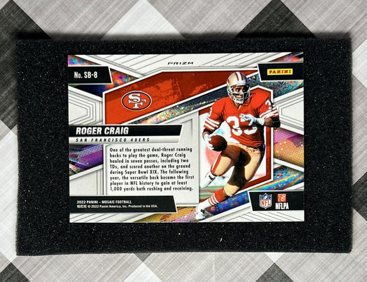 Rod Smith 2022 Panini Mosaic In It To Win It #SB-10 Silver Prizm Denver Broncos