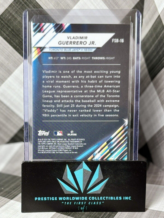 Vladimir Guerrero Jr 2024 Topps Finest Future So Bright #FSB-16 TOR Blue Jays