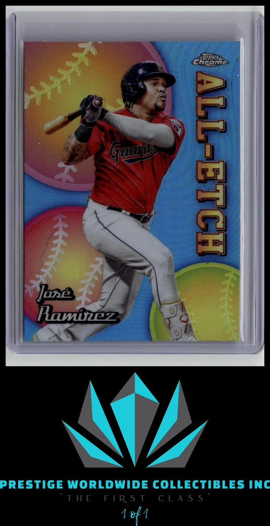 Jose Ramirez 2024 Topps Chrome Chrome All Etch #CAE-17 Cleveland Guardians