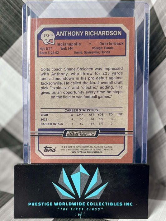 Anthony Richardson 2023 Topps Composite 1973 Topps Chrome Rookie #14 Colts RC
