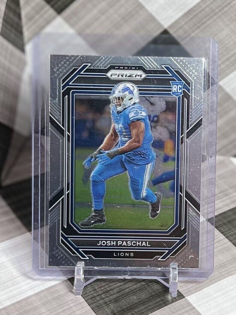 2022 Panini Prizm Josh Paschal Rookie Base #389 - Detroit Lions & Kentucky RC