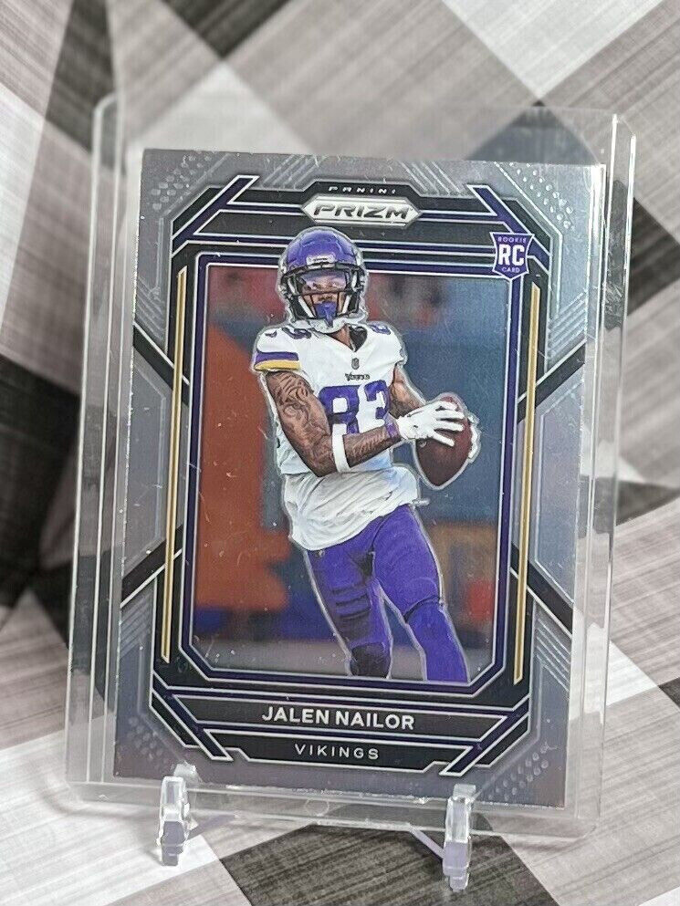 2022 Panini Prizm Jalen Nailor Rookie Base #358 - Minnesota Vikings & MSU RC