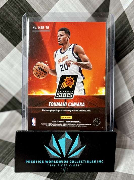 Toumani Camara 2023-24 NBA Hoops Hot Signatures Rookie Auto #HSRTR Trail Blazers