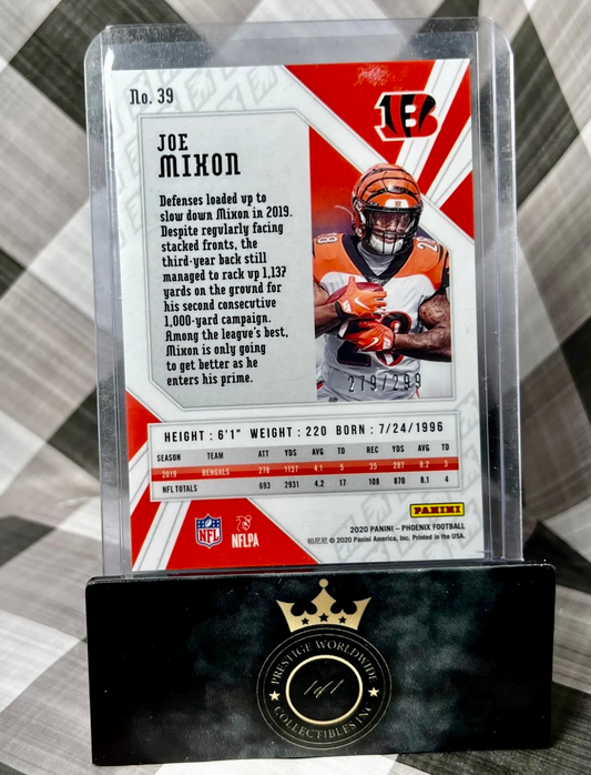 Joe Mixon 2021 Phoenix Red /299 #39 - CIN Bengals