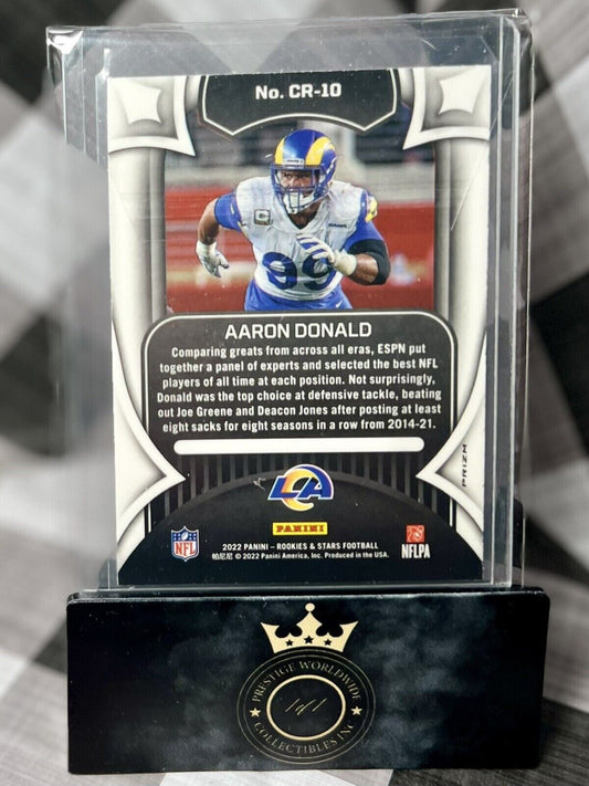 AARON DONALD 2022 Rookies And Stars Crusade Red Plaid #CR-10 - LA RAMS