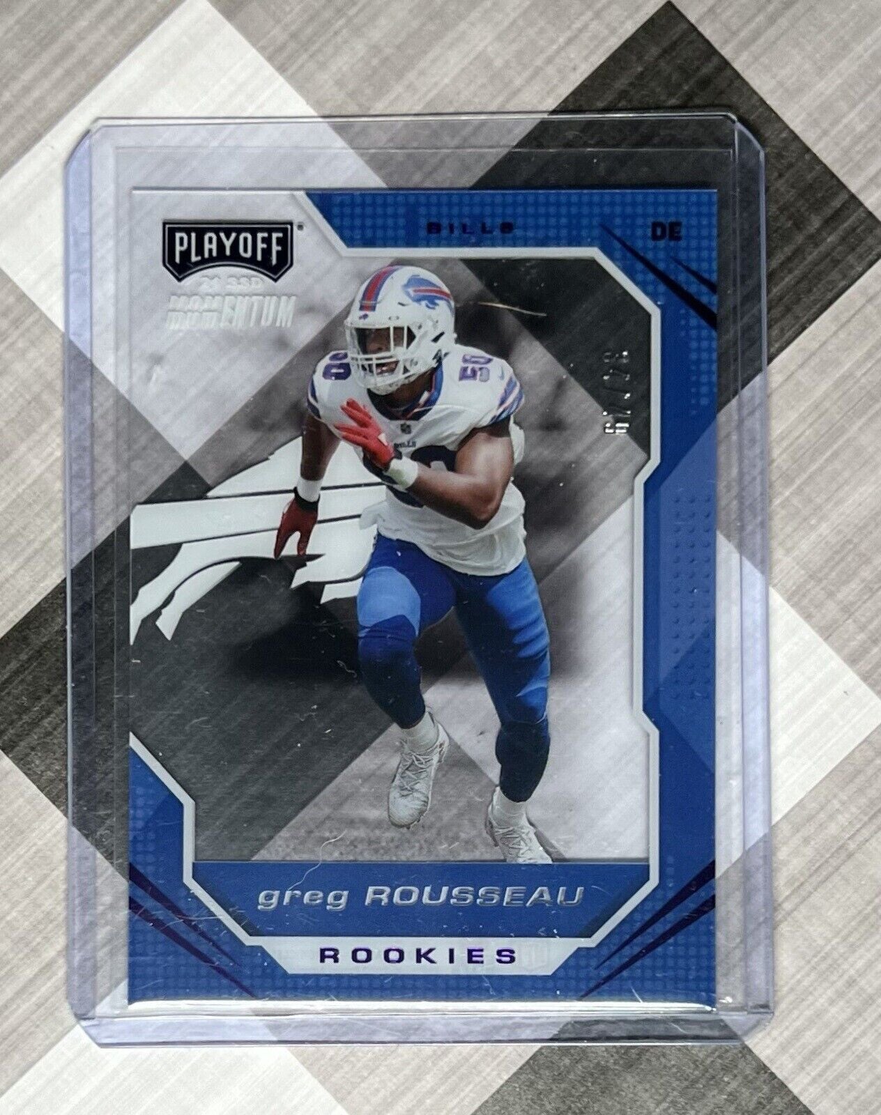 2021 Chronicles Playoff Momentum Rookies Red Rhamondre Stevenson #PMR-29 RC /199