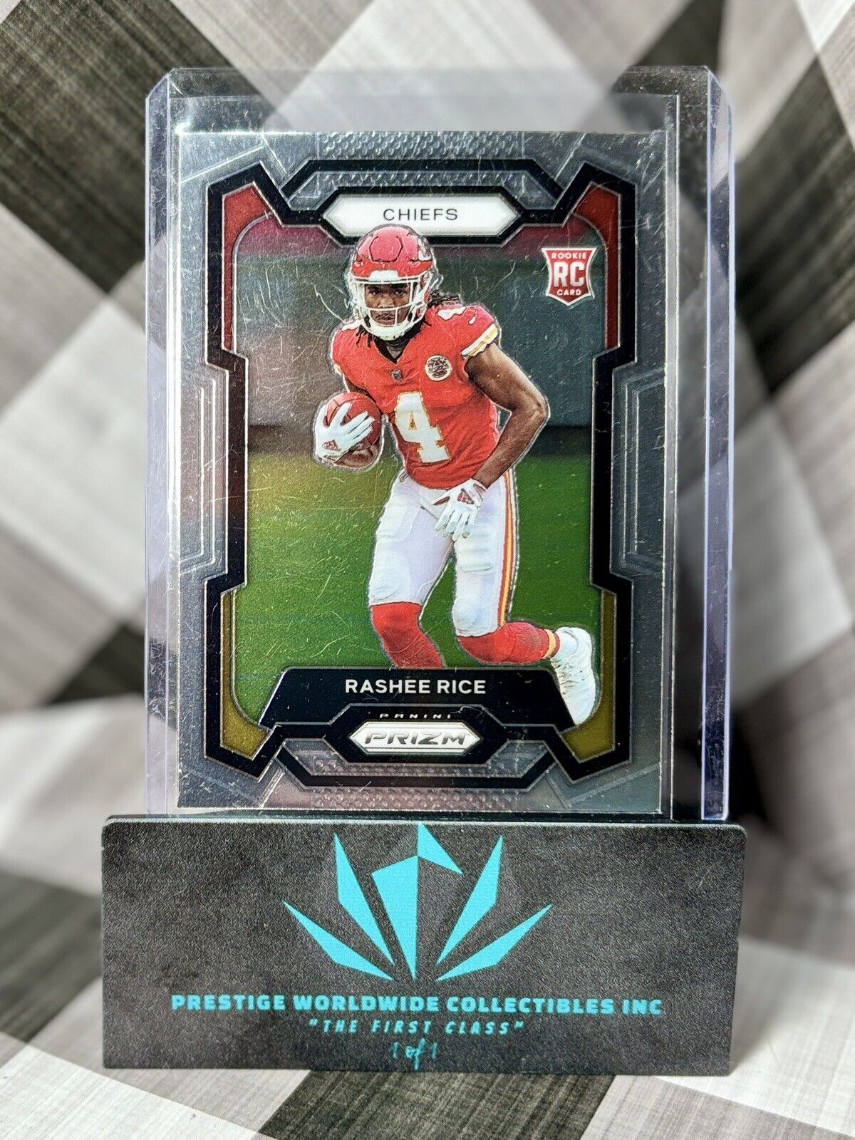 Rashee Rice 2023 Panini Prizm Base Prizm Rookie #350 Kansas City Chiefs RC