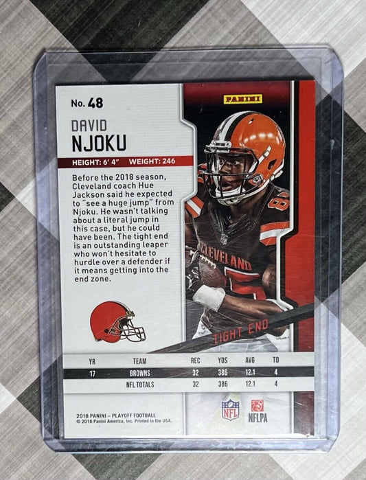 🔥🔥 2018 PLAYOFF 1ST DOWN DAVID NJOKU 37/99 - BROWNS 🔥🔥