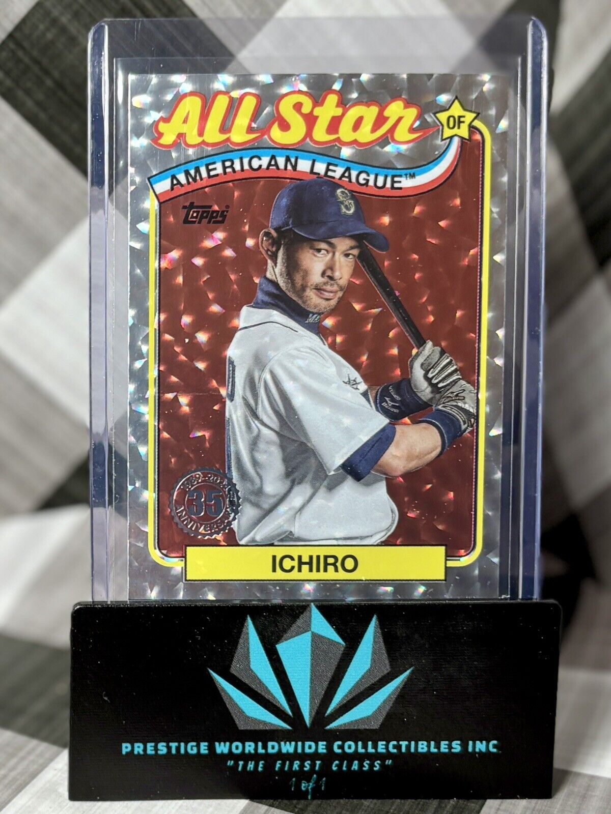 Ichiro 2024 Topps Series 2 1989 35th Ann. All Star Silver Foil #89ASB-38 Seattle