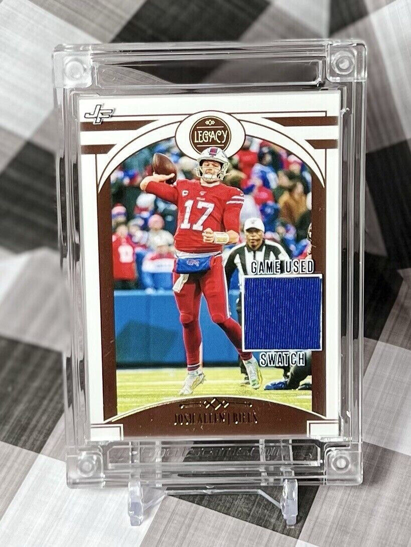 Josh Allen 2022 Jersey Fusion Legacy Game Used Swatch from 2018 - Buffalo Bills