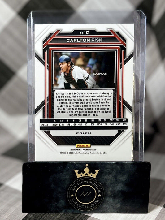 🔥 Carlton Fisk 2023 Panini Prizm Pulsar Prizm #112 - Boston Red Sox🔥