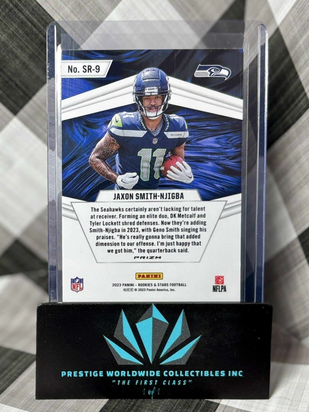 Jaxon Smith-Njigba 2023 Rookies & Stars Stellar Rookies Longevity #SR-9 Seahawks