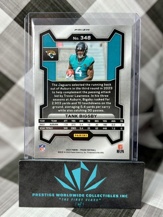 Tank Bigsby 2023 Panini Prizm Red White & Blue Prizm Rookie #348 Jaguars RC