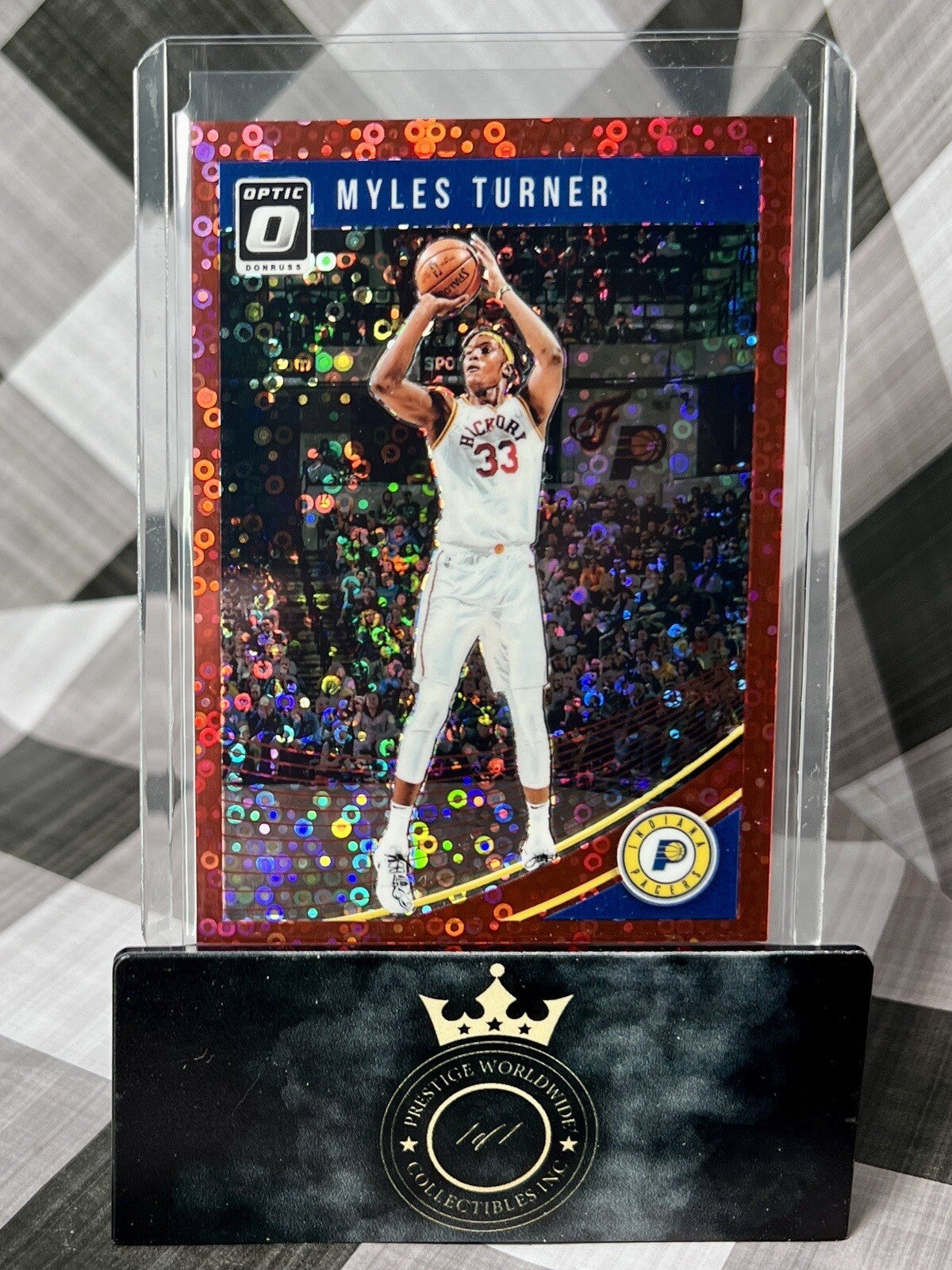 Myles Turner 2018-19 Panini Donruss Optic Red /99 #142 Indiana Pacers SP