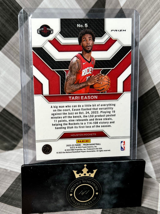 Tari Eason 2022-23 Prizm Silver Rookie Emergent #5 - Rockets RC