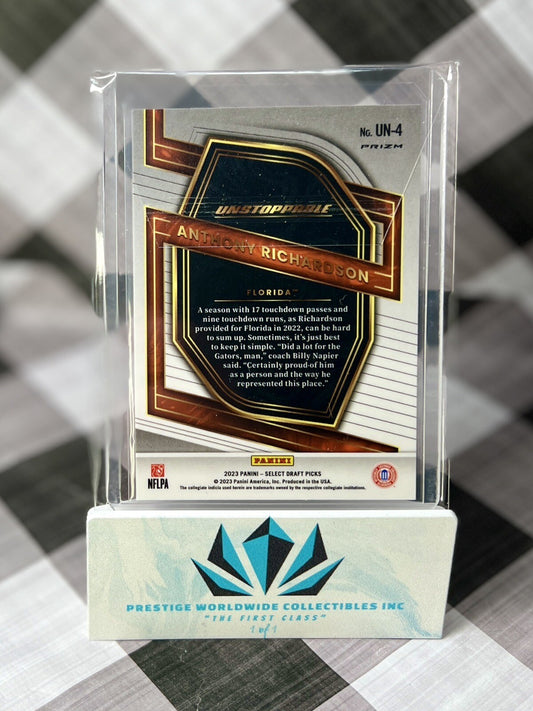 Anthony Richardson 2023 Select Draft Picks Silver Unstoppable #UN-4 FLA Colts RC