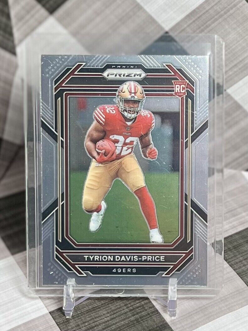 2022 Panini Prizm Tyrion Davis-Price Rookie #320 - San Francisco 49ers & LSU RC