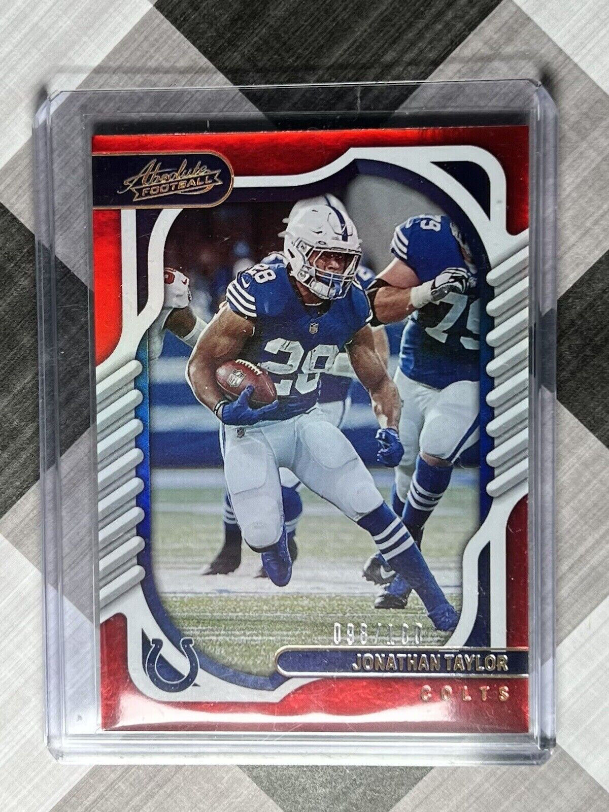 ๐ฅ Jonathan Taylor 2022 Absolute Hobby Red #โd 98/100 - Indianapolis Colts ๐ฅ