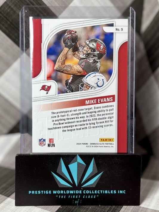 Mike Evans 2024 Panini Donruss Elite High Life Orange /25 #9 TB Buccaneers SP