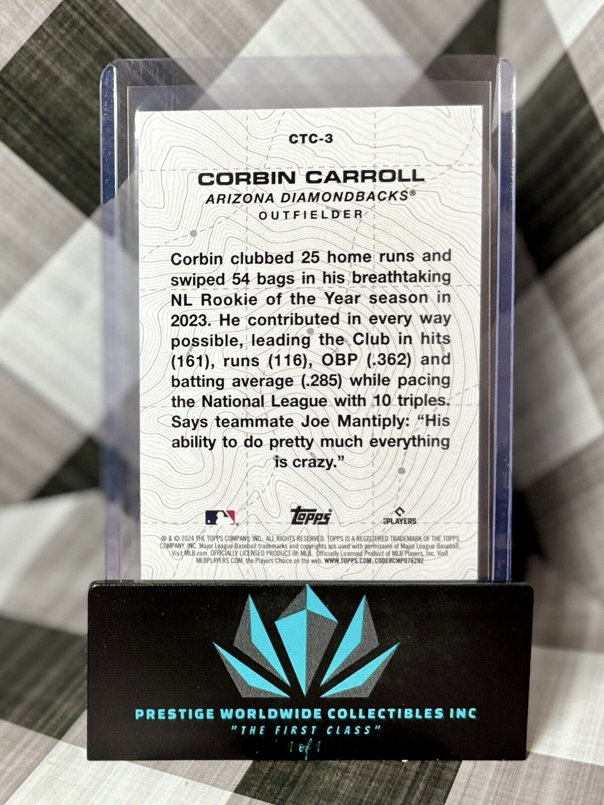 Corbin Carroll 2024 Topps Series 2 City2City PHX Rookie #CTC-3 AZ Diamondbacks