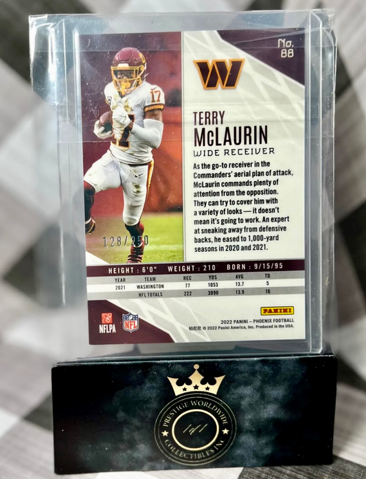 Terry McLaurin 2022 Phoenix Red Color Match /250 #88 - WSH Commanders