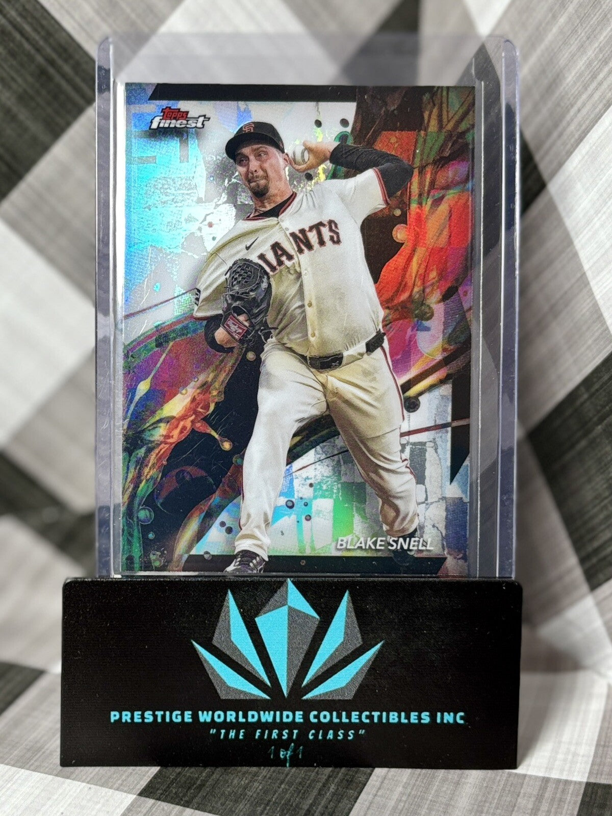 2024 Topps Finest Base Common 88 Blake Snell, San Francisco Giants