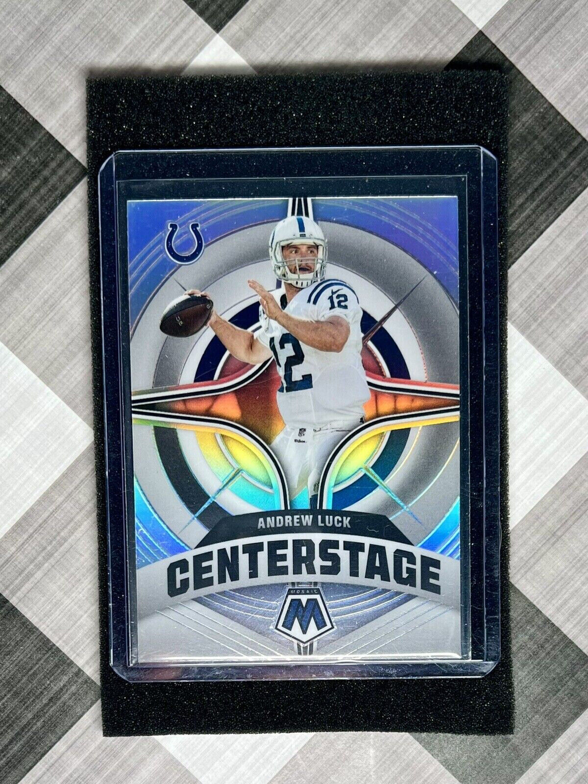 Andrew Luck 2022 Panini Mosaic Centerstage Silver Prizm Insert - #CS-8 Colts🧲