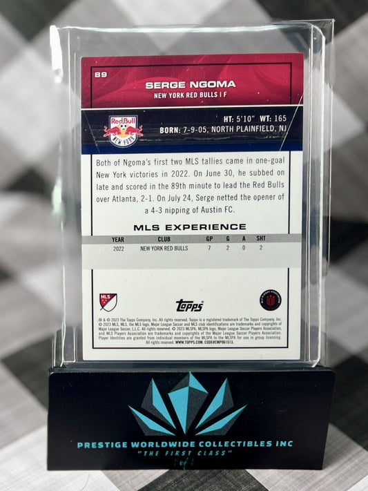 Serge Ngoma 2023 Topps MLS Mini Diamonds Rookie #89 New York Red Bulls RC