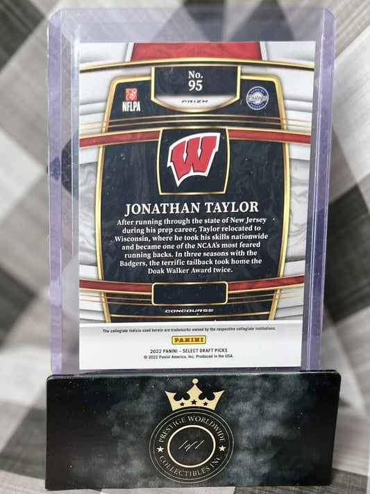 Jonathan Taylor 2022 Select Draft Picks Concourse Silver Prizm #95 - IND Colts