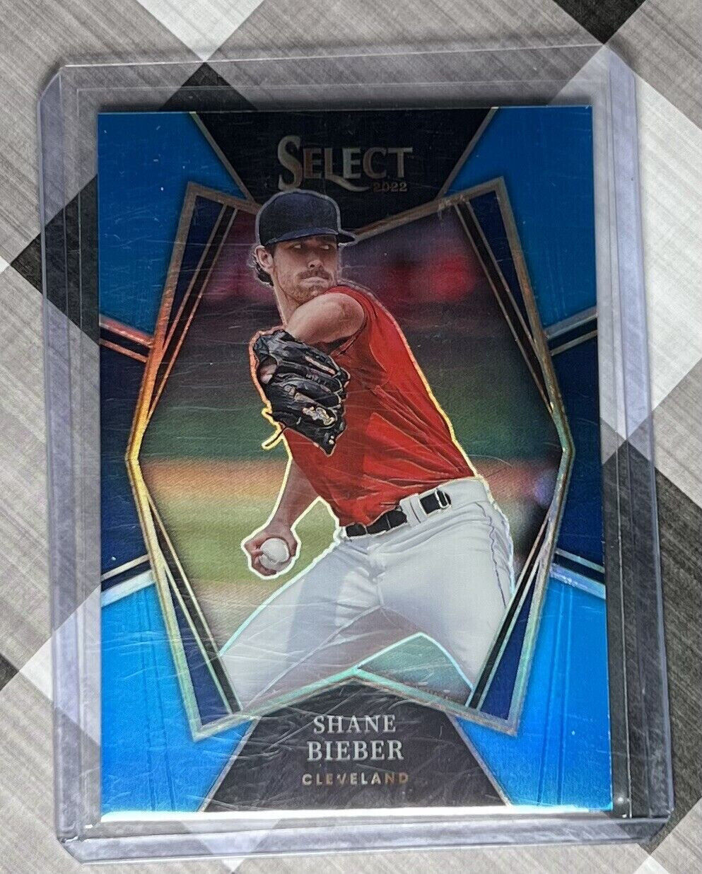 2022 Select Light Blue Prizm #147 Shane Bieber #'d 78/149 Indians/Guardians βΎοΈπ₯