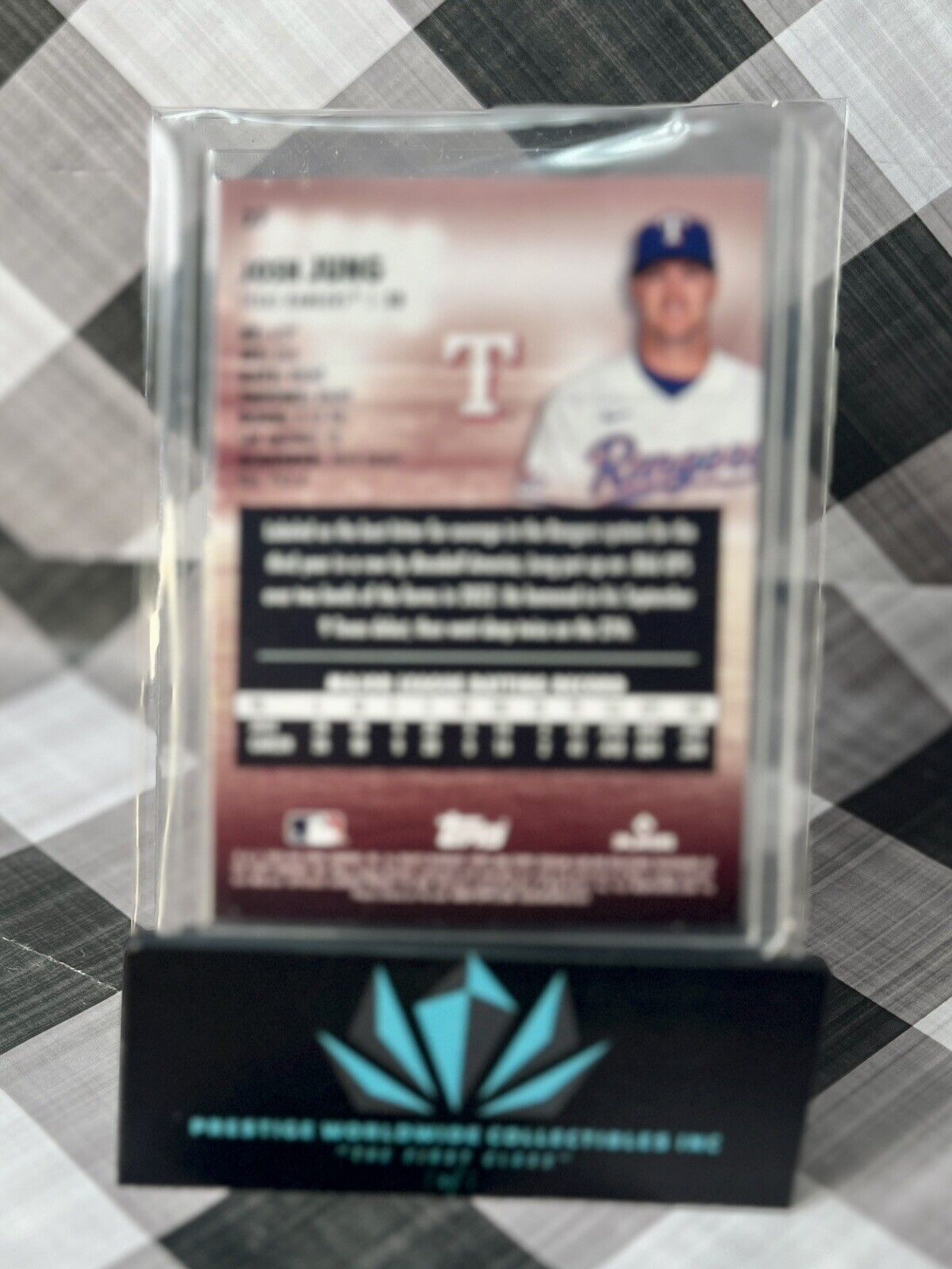 Josh Jung 2023 Topps Stadium Club Rookie #27 Texas Rangers World Series RC
