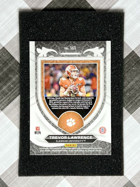 Trevor Lawrence 2021 Prizm Draft Picks Crusade Rookie #161 🔥 Jaguars Clemson RC