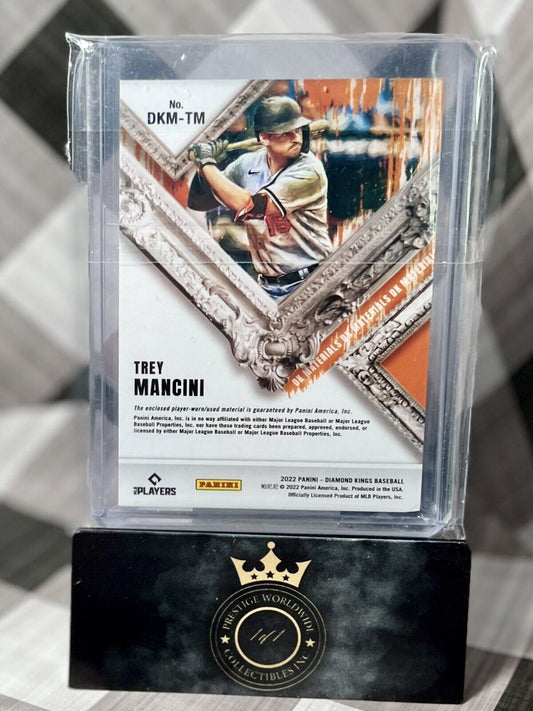 Trey Mancini 2022 Panini Diamond Kings DK Materials Dual Patch #DKM-TM Orioles