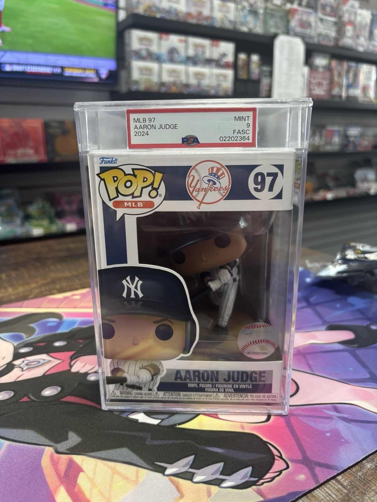 Aaron Judge Funko Pop 97 PSA 9 (Mint) New York Yankees