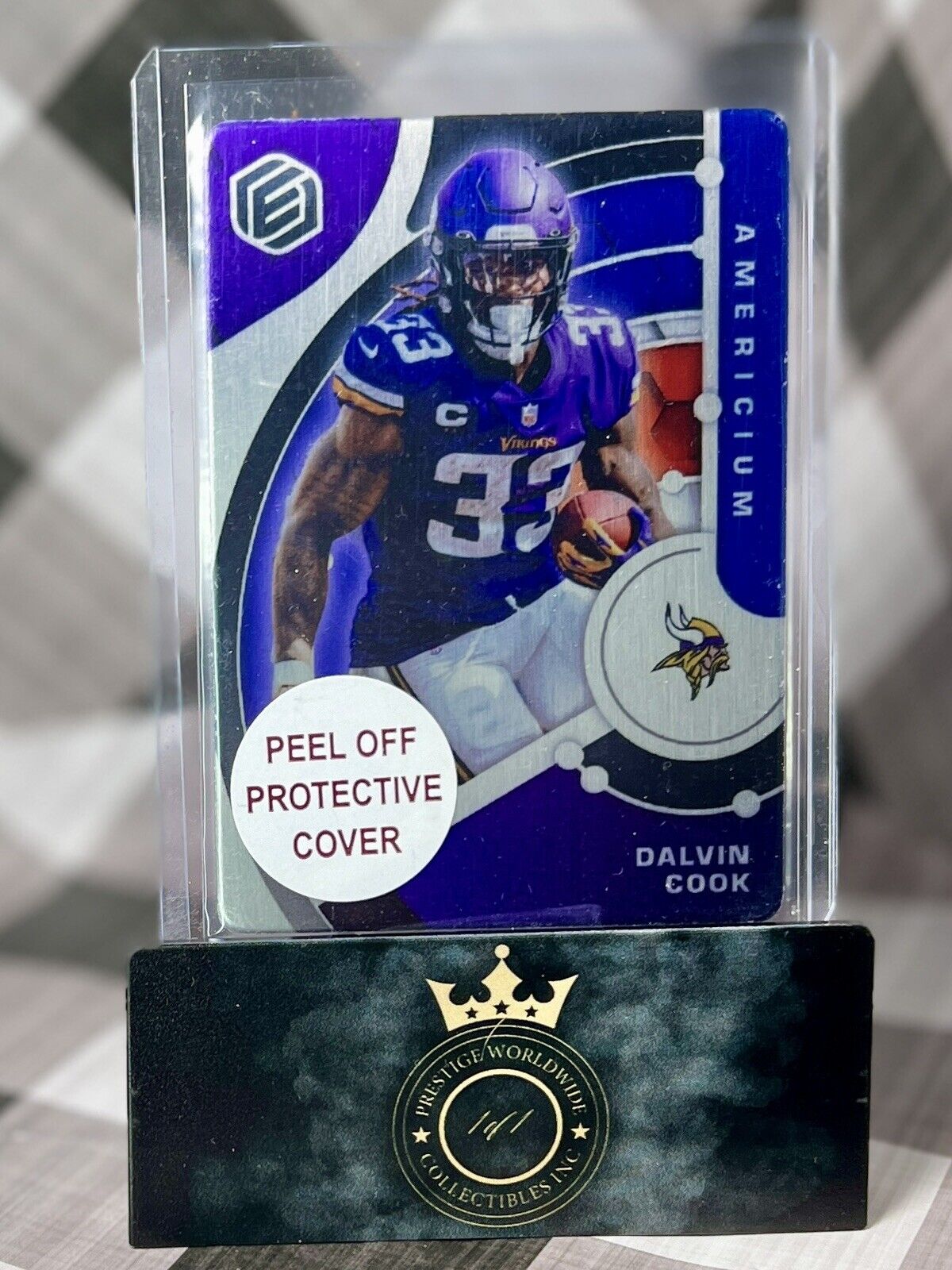 Dalvin Cook 2022 Panini Elements Metal Americium /95 #38 Minnesota Vikings