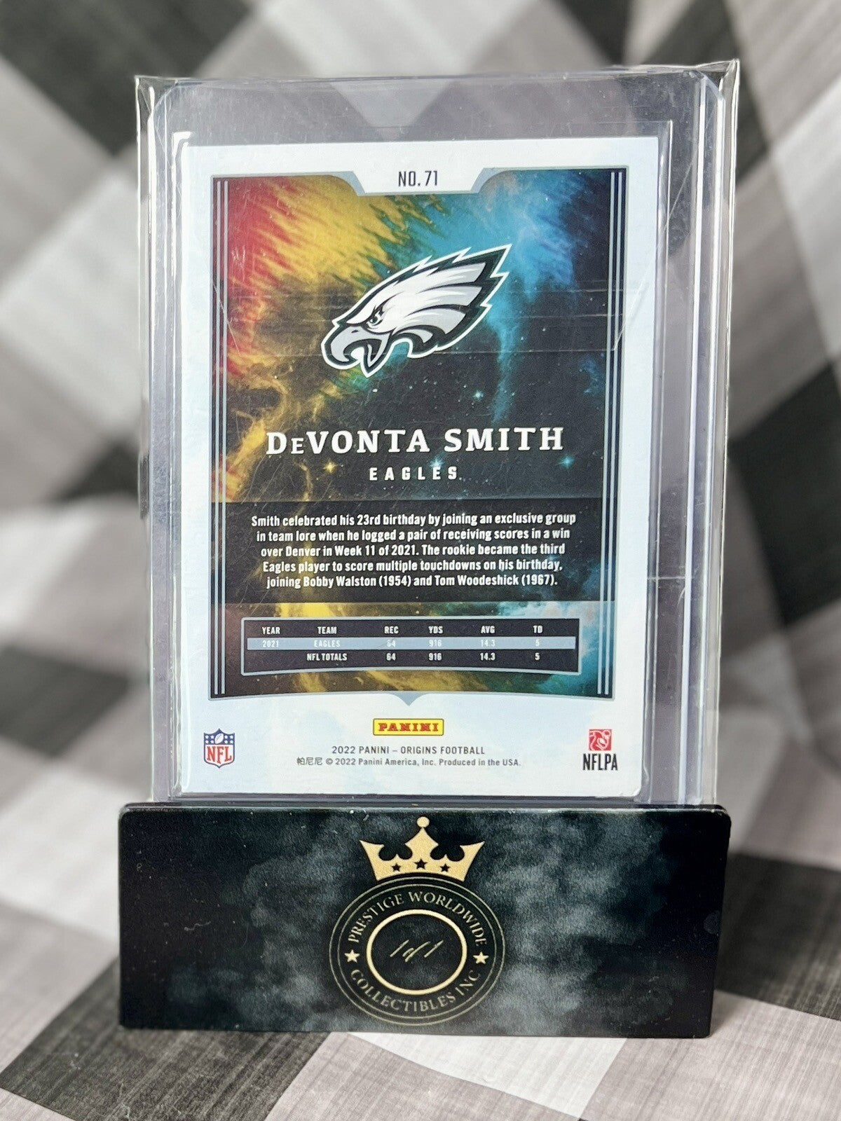 Devonta Smith 2022 Panini Origins Short Print /199 #71 Philadelphia Eagles
