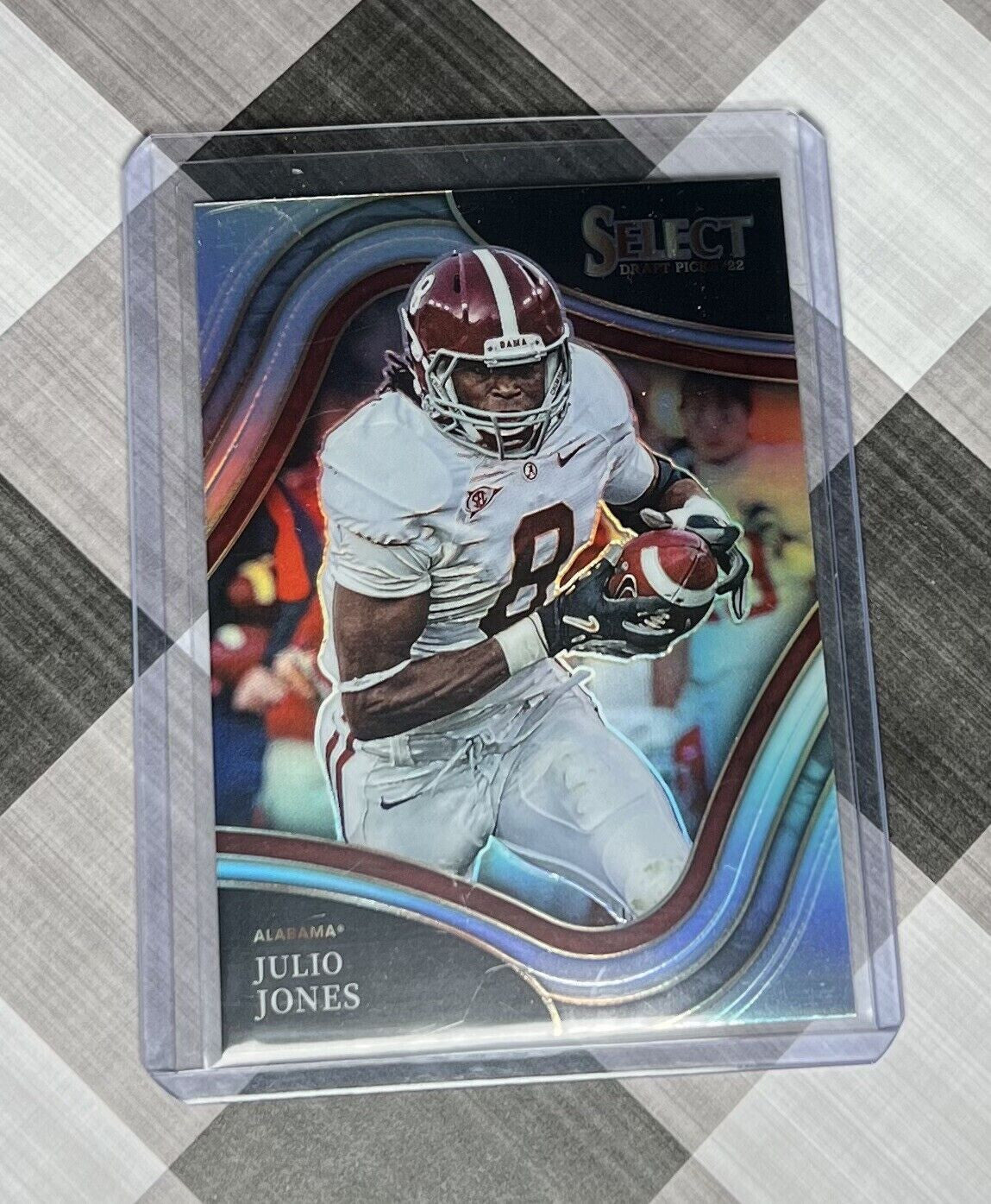 Julio Jones 2022 Panini Select Draft Picks Silver Prizm Field Level #181 Alabama