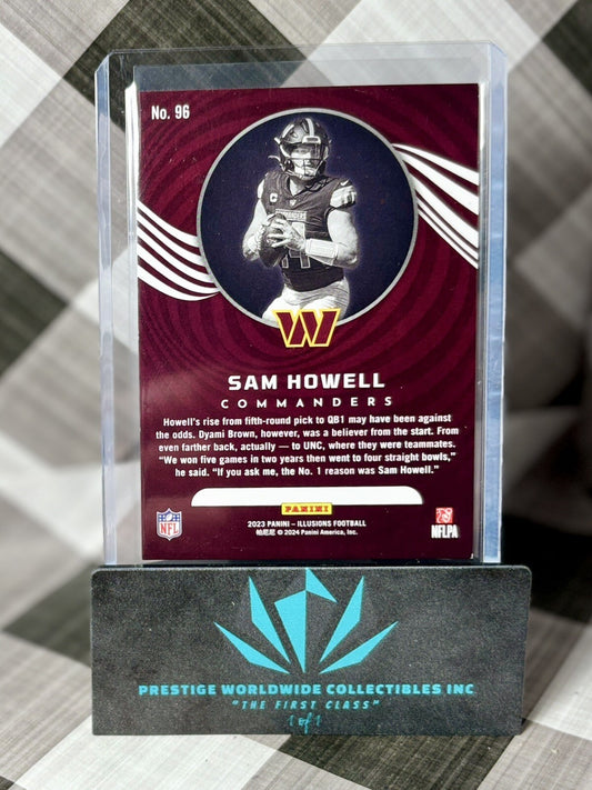Sam Howell 2023 Panini Illusions Bronze /499 #96 Washington Commanders