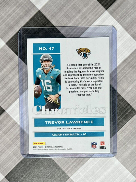 🔥Trevor Lawrence Panini Chronicles Rookie Card #47 - Jacksonville Jaguars RC🔥