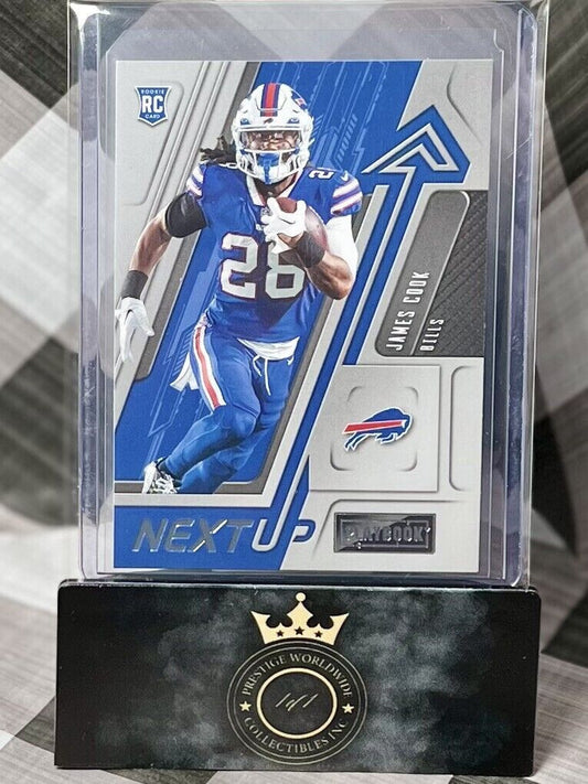 James Cook 2022 Panini Playbook NFL Next Up Rookie #NU-15 - Buffalo Bills RC