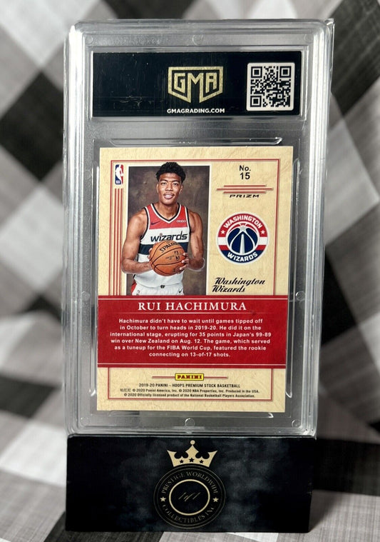Rui Hachimura 2019 NBA Hoops Premium Stock Class Of 2019 GMA 10 #15 Wizards RC