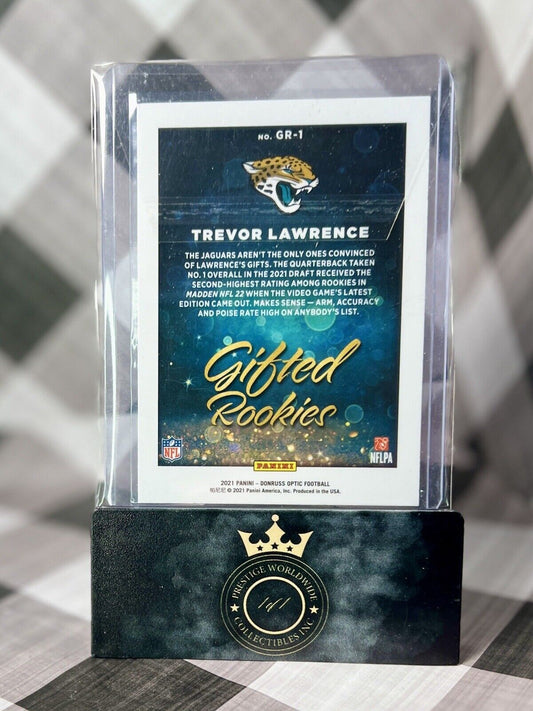 Trevor Lawrence 2021 Panini Donruss Optic Gifted Rookies #GR-1 JAC Jaguars RC