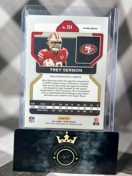 Deebo Samuel 2021 Panini Prizm Green Prizm #53 San Francisco 49ers