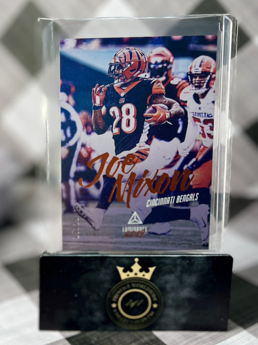 Joe Mixon 2019 Panini Luminance Orange Short Print /25 #37 Cincinnati Bengals SP