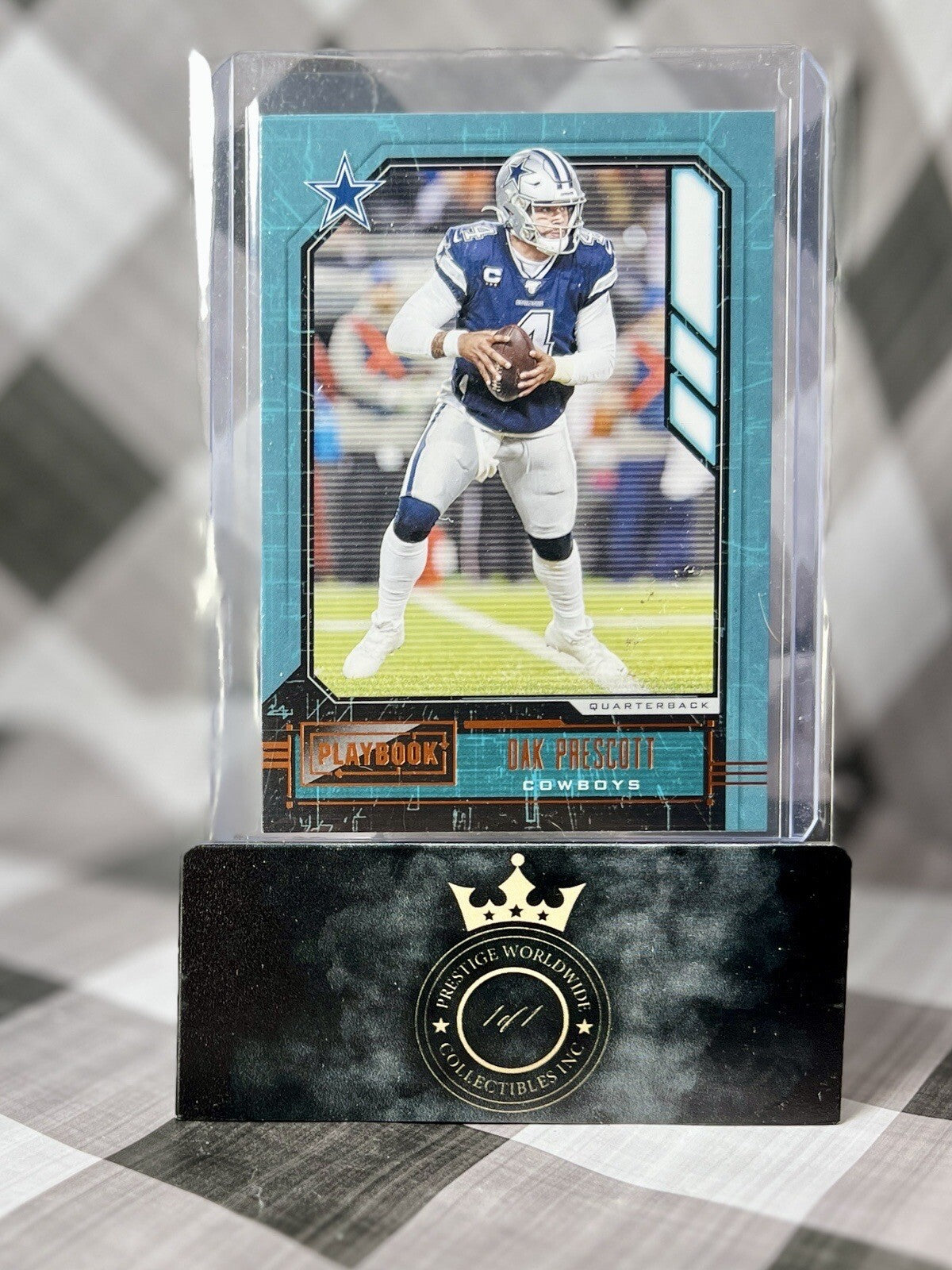 Dak Prescott 2020 Panini Playbook Bronze Parallel #50 Dallas Cowboys Short Print